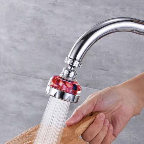 Cap de robinet BLux pentru chiuveta economisitor de apa, scurt, culoare rosie