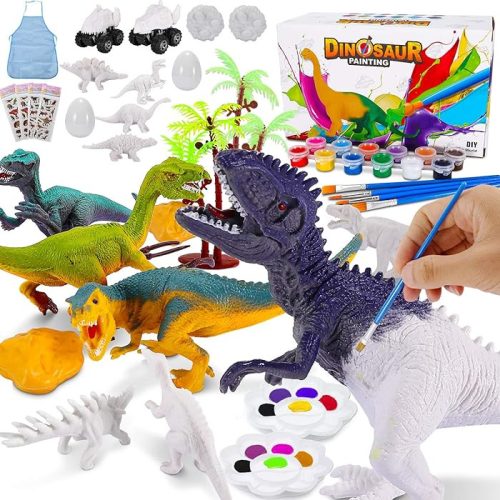 Set joc de pictură 3D cu dinozauri Magicfun (36 piese)