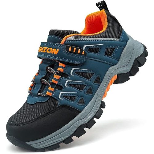 Pantofi de drumeție ASHION pentru copii mărimea 30 (albastru-portocaliu)