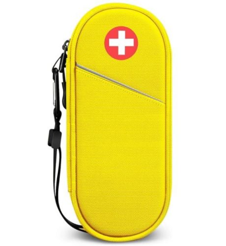 Geantă de organizare pentru medicamente de urgență SITHON (galben)