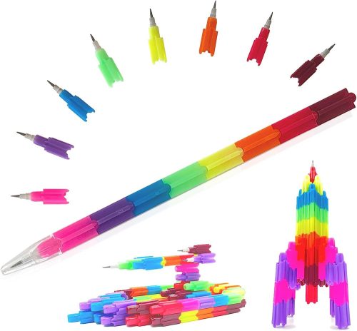 Creioane colorate stivuibile Icepapa 32x8 buc