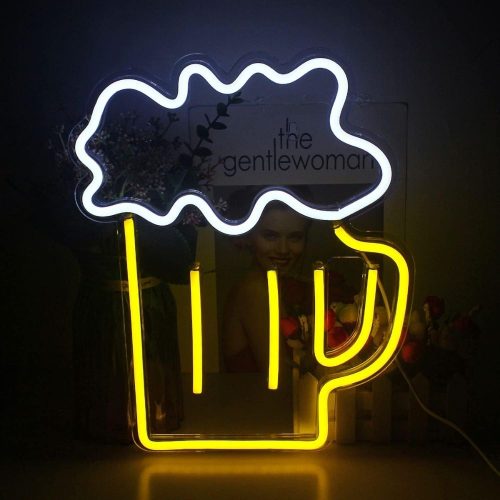 Lampă cu neon Wanxing LED în formă de halbă de bere